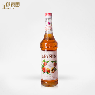 莫林糖浆monin peach syrup莫林水蜜桃风味糖浆700mL honey