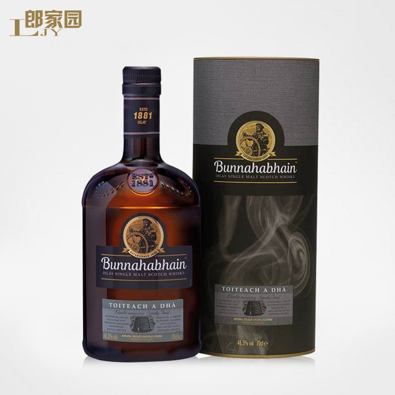洋酒包邮布纳哈本泥煤威士忌