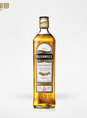 郎家园洋酒BUSHMILLS IRISH WHISKEY布什米尔百世醇爱尔兰威士忌