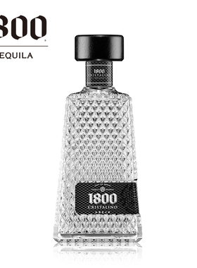 洋酒包邮Jose Cuervo 1800 CRISTALINO 豪帅1800水晶陈年龙舌兰酒