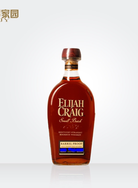 郎家园进口洋酒ELIJAH CRAIG美国爱利加威原桶珍藏威士忌