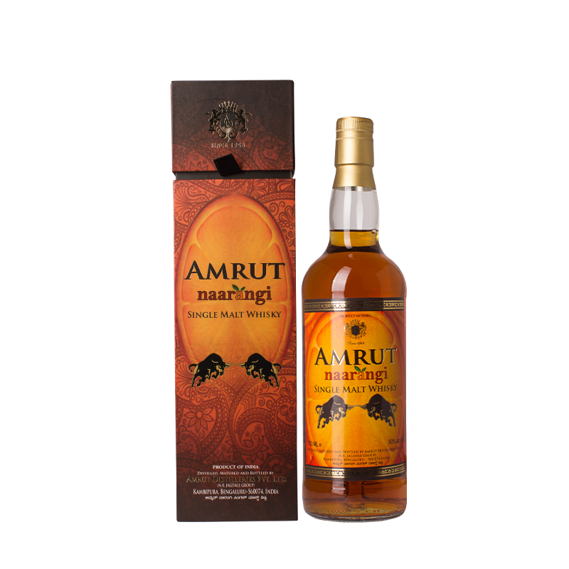 郎家園洋酒Amrut Naarang阿目/雅沐特真橙印度單一麥芽威士忌酒