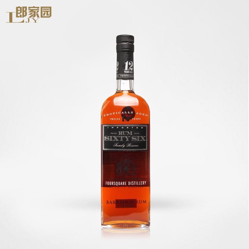 郎家园洋酒Rum 66 Family Reserve 12 years朗姆66珍藏12年朗姆酒