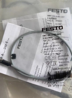 费斯托气动元件传感器SMT-10M-NS-24V-E-5.0-L-OE订货号551372