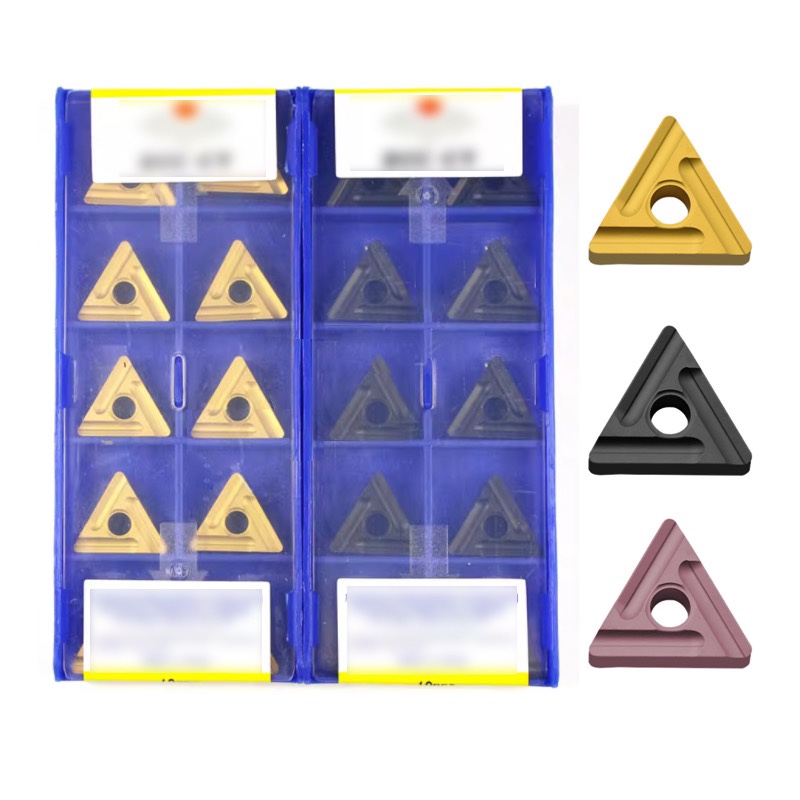 株洲三角开槽数控车刀片TNMG160404/160408R/L-ZC YBC251/252钢件