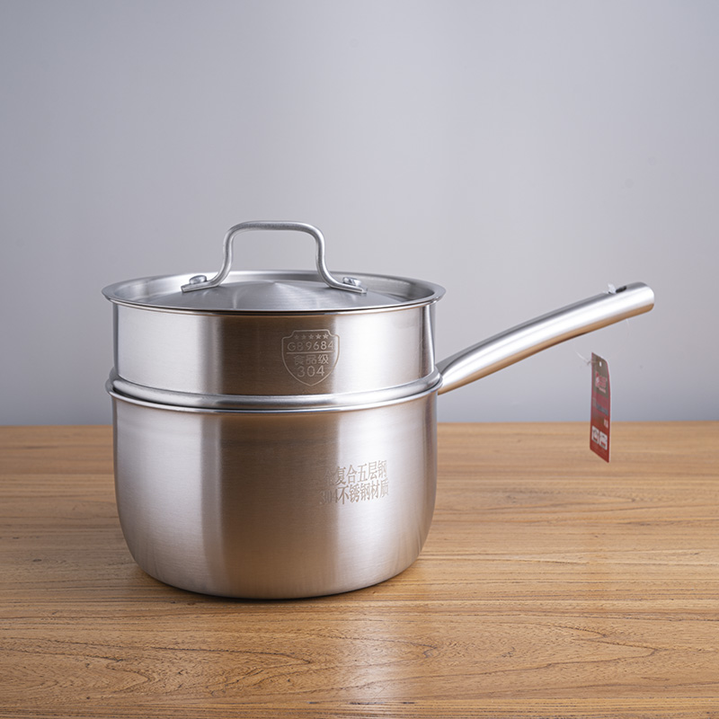 304太伴加厚多用锅奶锅