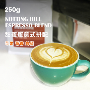 西东 甜蜜蜜意式拼配咖啡豆 新鲜中度烘焙浓缩现磨苹果蜂蜜250g