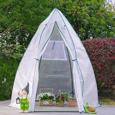 锥形暖房植物过冬防寒家用暖棚架