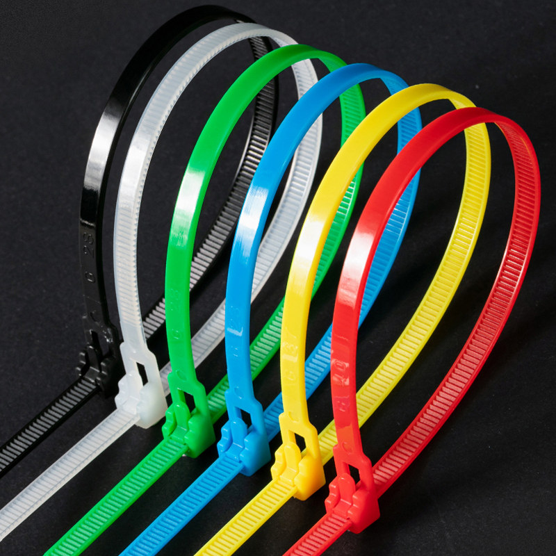 尼龙扎带彩色大号超长园艺自锁型固定塑料整理捆线带强力绳子扎线