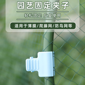 大棚夹子压膜卡配件暖棚园艺用品温室花房家用蔬菜棚子爬藤塑料夹