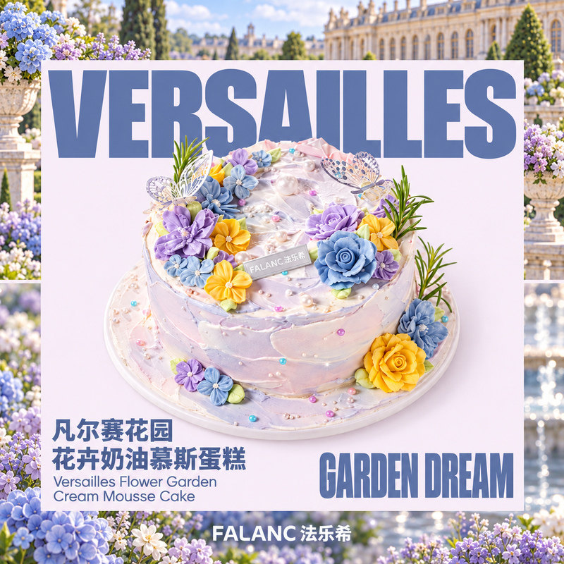 凡尔赛花园动物奶油天蝎座生日蛋糕北京上海广州深圳南京同城配送