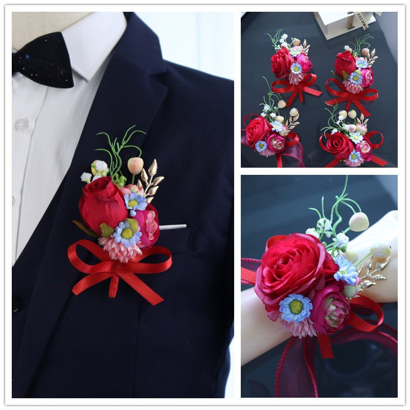 欧式婚礼新郎新娘伴郎伴娘姐妹胸花手腕花结婚胸花襟花开业会议,节庆用品/礼品,胸花,淘宝优惠券,粉丝福利购,淘宝优惠卷