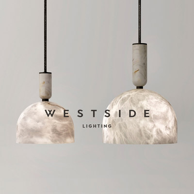 西岸照明 ATELIER-OKI设计师进口雪花云石吊灯餐厅吧台创意床头灯