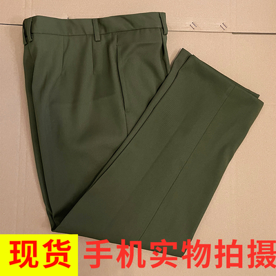 原品87马裤呢裤子老式黄冬裤大裆裤子长裤黄色男毛料八九十年代