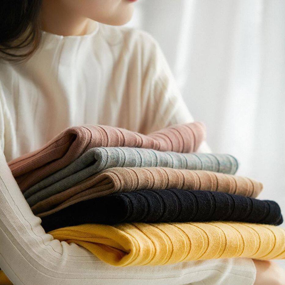 软糯半高领毛衣女春秋季新款打底衫内搭宽松薄款针织上衣长袖|