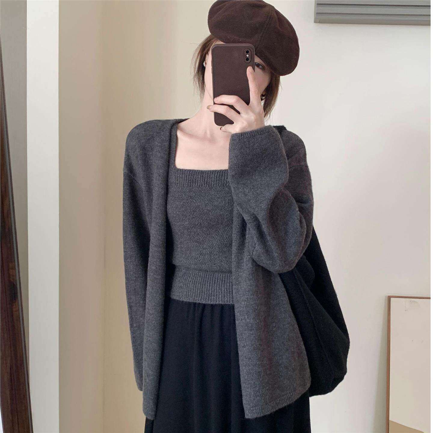芯臻选阁服饰长袖针织开衫小外搭