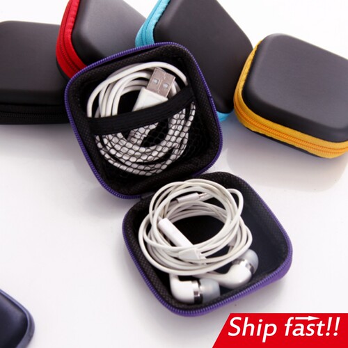 mini storage container cartoon earphones small travel bags