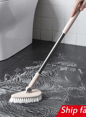 bathroom long handle brush tile floor cleaning broom mop