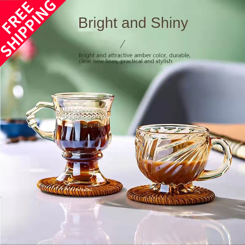 6pcs set bar retro mug cup cocktail glass water coffee tea