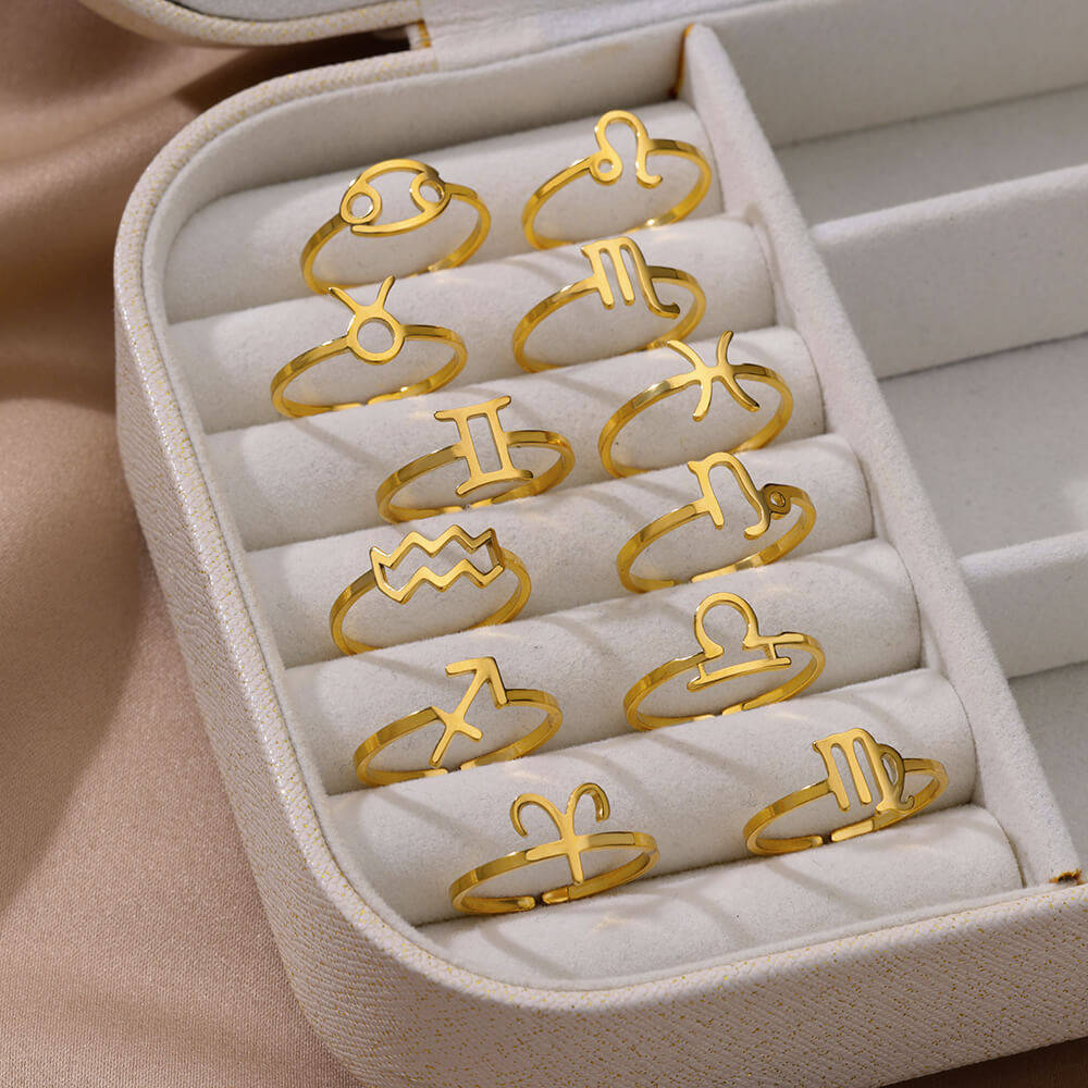 新款戒指不锈钢简约欧美JZ5006