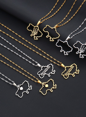 跨境项链弘珍饰品不锈钢女