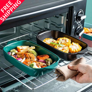 Lasagna baking tray mold oven microwave 陶瓷盘微波炉烤盘烤箱
