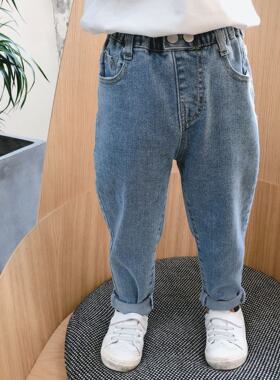 春季韩版男童牛仔裤