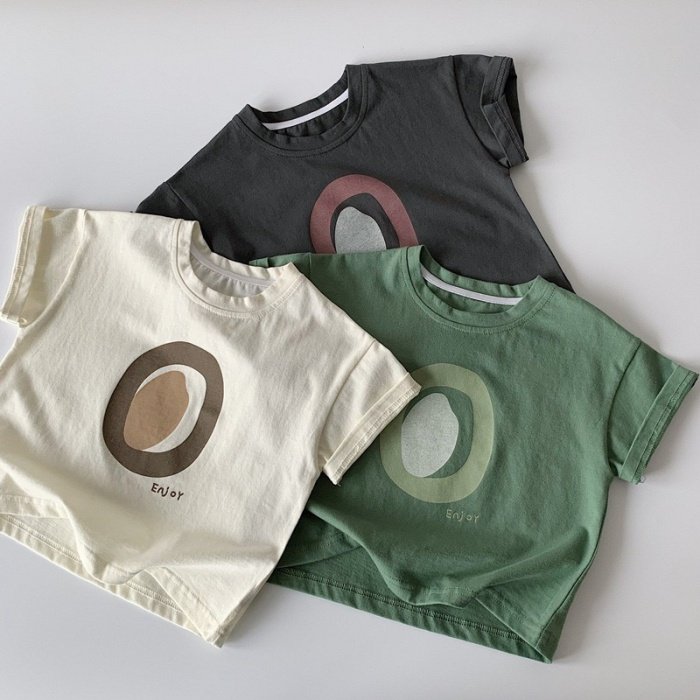 夏季男童纯棉短袖2026新款女宝宝圆领半袖t恤儿童宽松痞帅上衣潮,童装/婴儿装/亲子装,T恤,淘宝优惠券,粉丝福利购,淘宝优惠卷