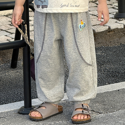 夏季男童薄款纯棉竹节棉防蚊裤