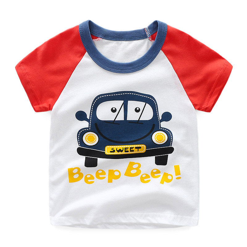 儿童短袖T恤衫纯棉 夏款童装男童半袖T恤 宝宝休闲卡通体恤衫1001在类目 童装/婴儿装/亲子装, T恤中 - 来自Buy2taobao.com提供专业的淘宝代购服务