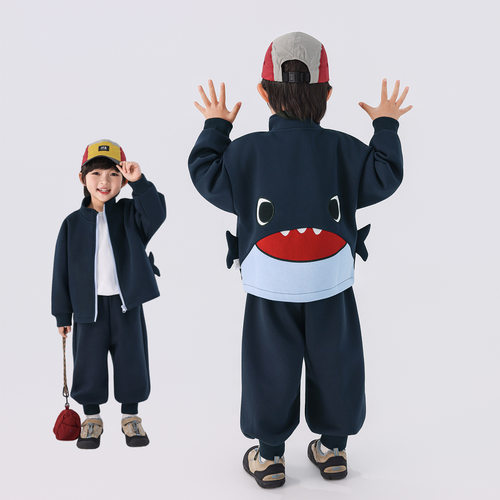 男童卡通运动两件套秋季新款