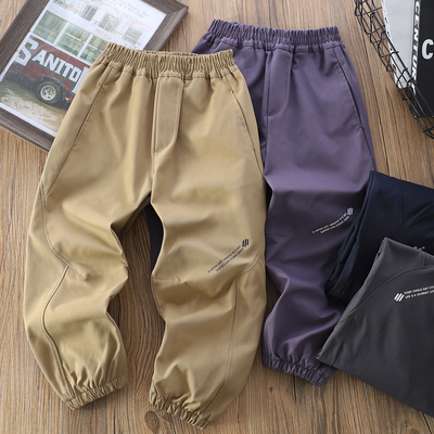 男童工装休闲裤春装儿童登山长裤