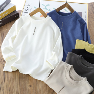 男童德绒阳离子打底衫高弹秋冬季中大童保暖内搭上衣厚T恤衫1976