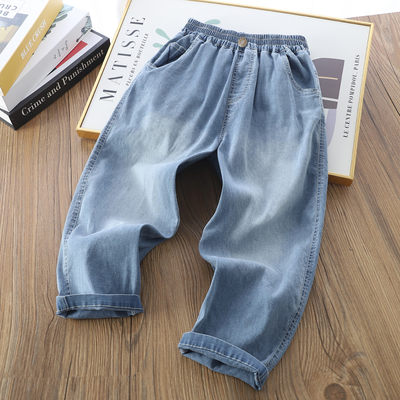 男童天丝牛仔裤夏季薄款空调裤