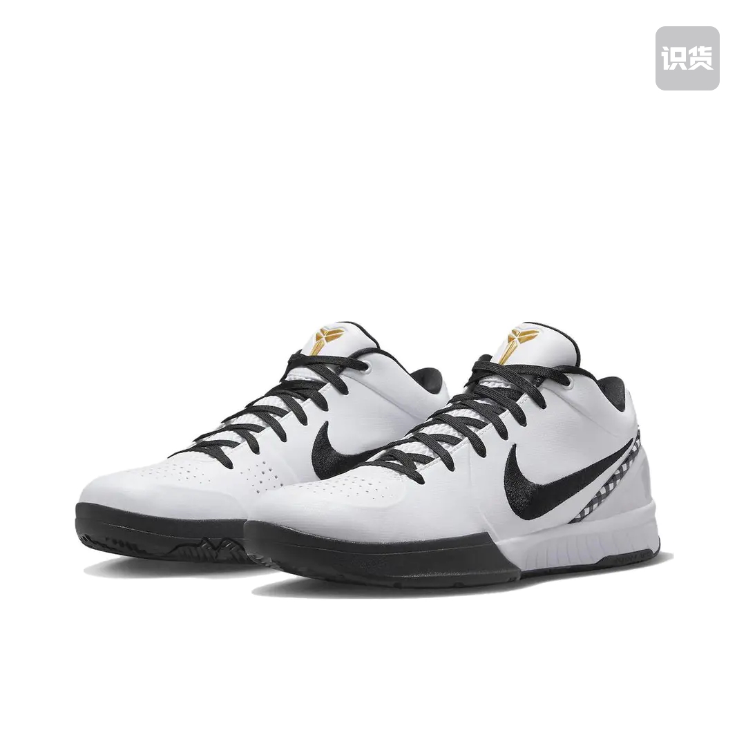 Nike Kobe 4 Protro科比4黑白低帮实战篮球鞋FJ9363-100广东cy