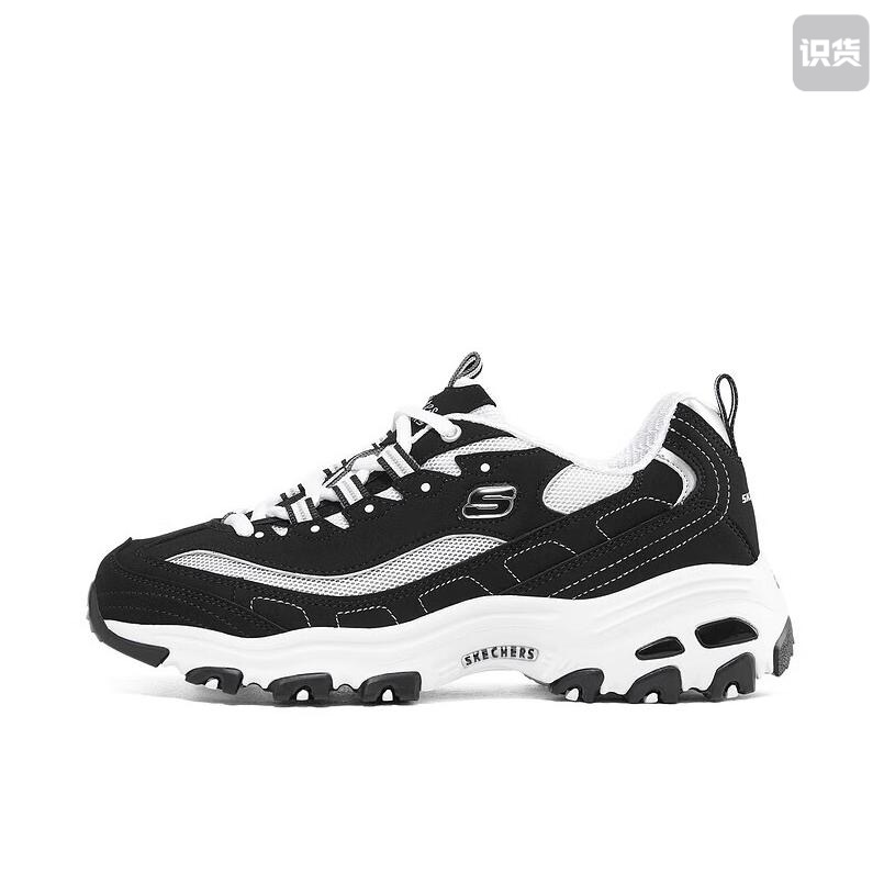 Skechers/斯凯奇 D'Lites 1.0 熊猫鞋 896121-BKW 广东PP仓L2
