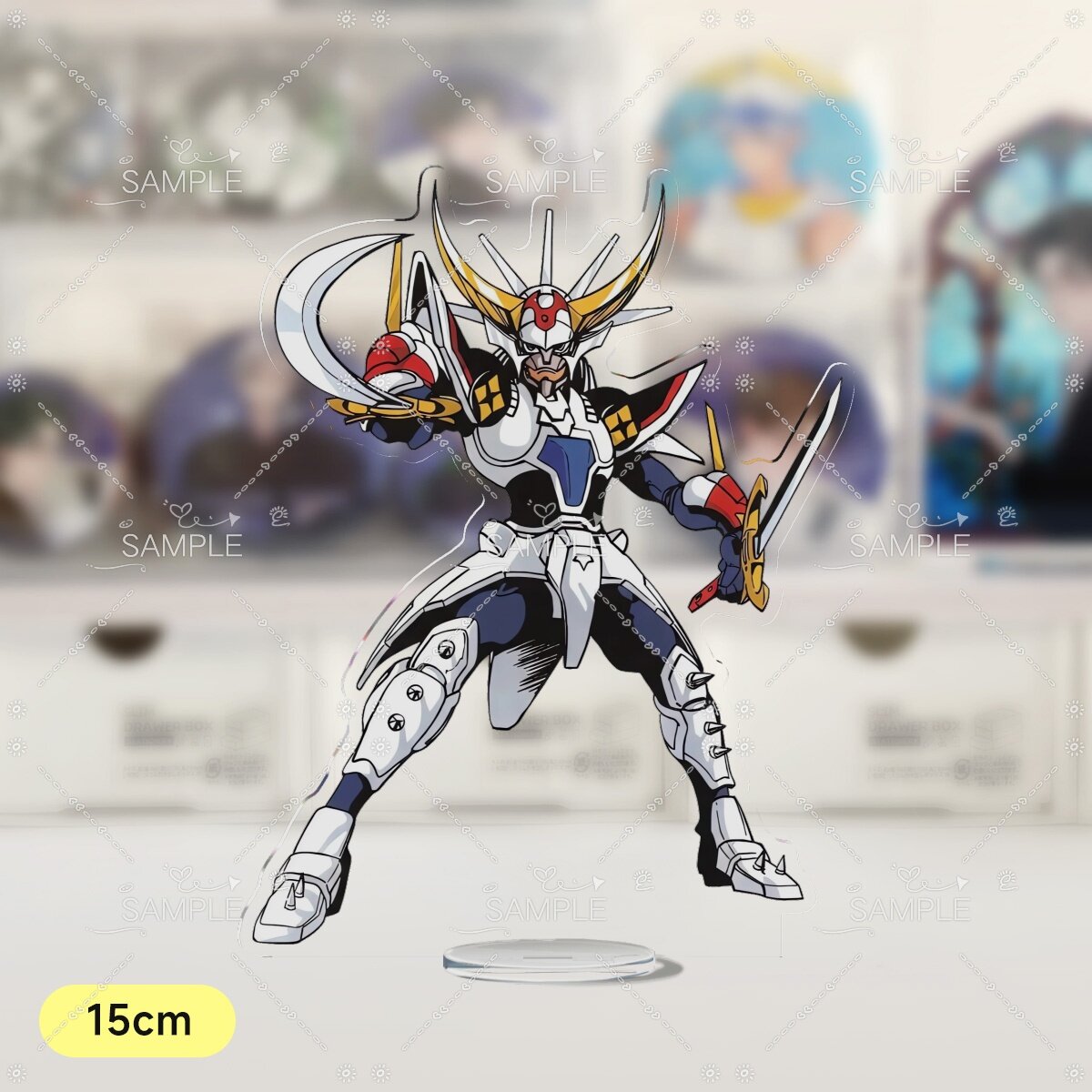 魔神坛斗士15cm立牌亚克力真田辽火焰神伊达征士光辉神羽柴当麻