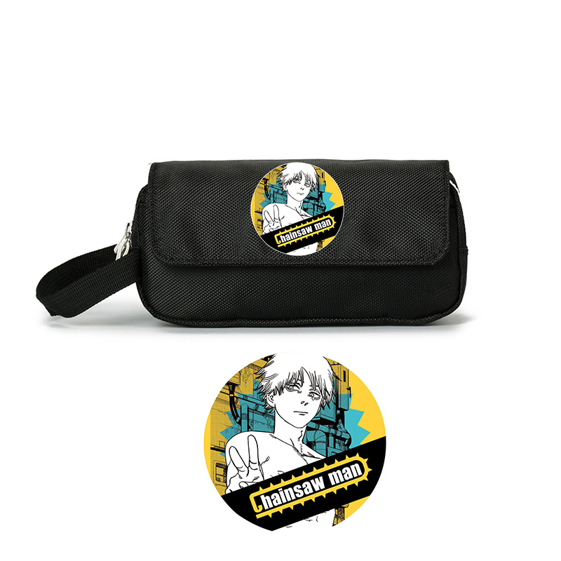 电锯人周边笔袋帕瓦链锯人电次