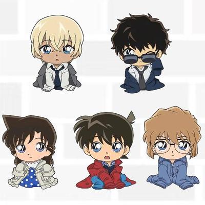 名侦探柯南周边立牌基德新一小兰灰原哀7cm透明夹层立牌二次元