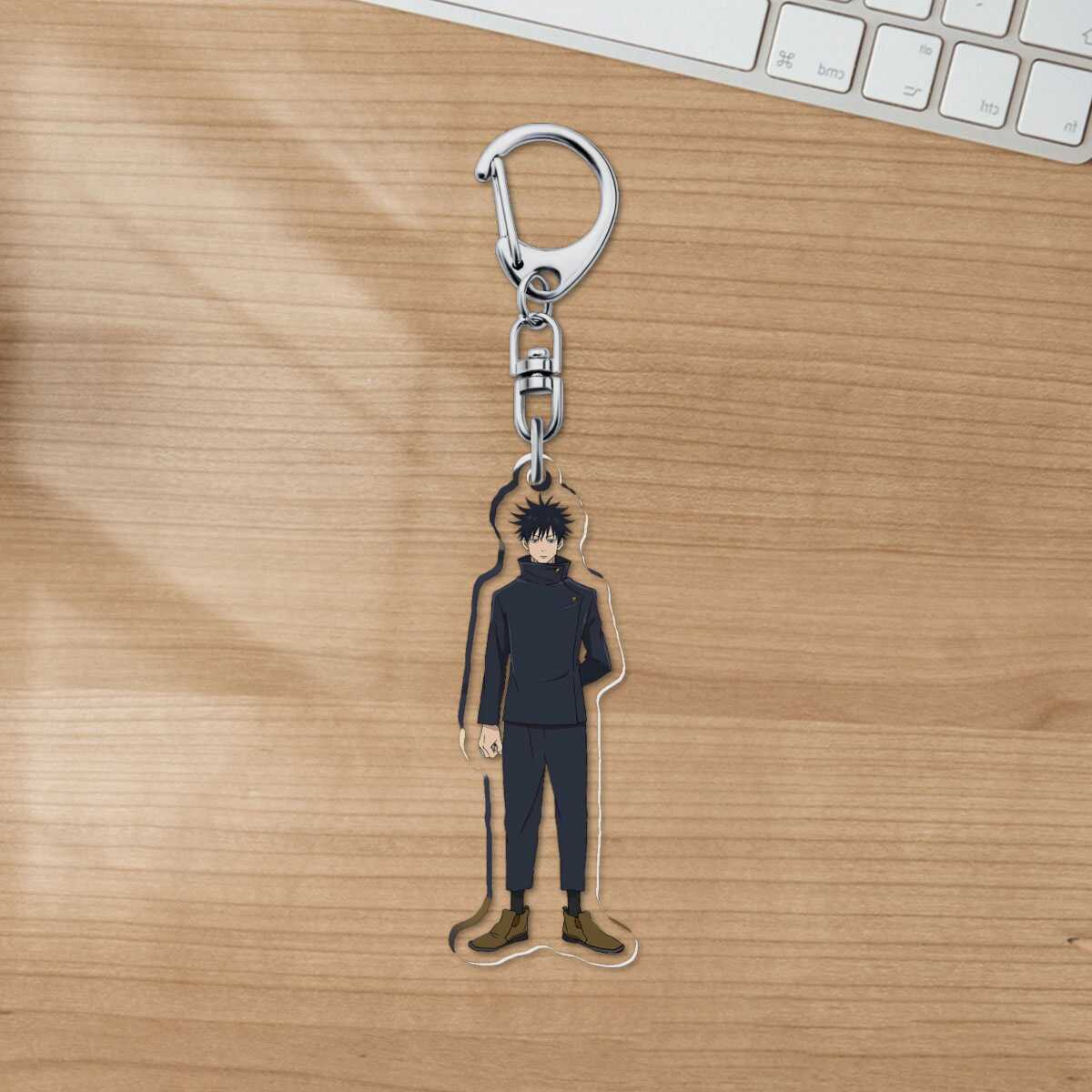 动漫咒术回战周边伏黑惠虎杖悠仁狗卷棘熊猫夏油杰7cm钥匙扣挂件