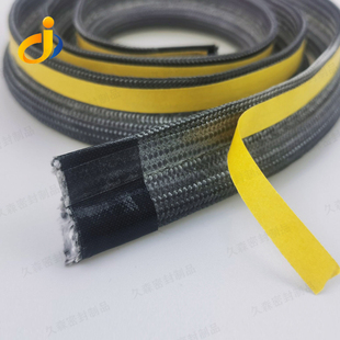 高温烘箱门密封带 烤炉炉门密封垫圈 玻璃纤维隧道炉9字型密封条