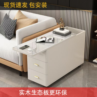 边几实木角几客厅小茶几现代简约轻奢角几边柜沙发旁边夹缝柜边柜