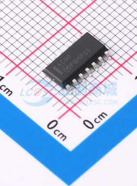 74AC00SCX SOIC-14 逻辑门 ON(安森美)原装正品 电子元件配单