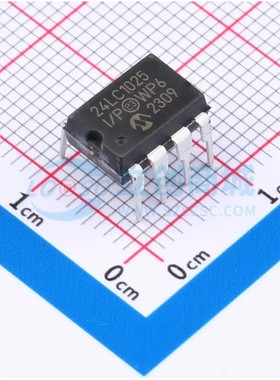 24LC1025-I/P PDIP-8 EEPROM 全新原装 电子元器件配单
