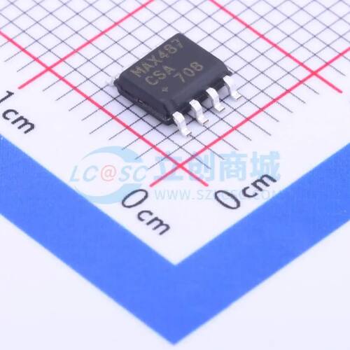 MAX487CSA+T SOP-8 RS-485/RS-422芯片 全新原装 电子元件配单