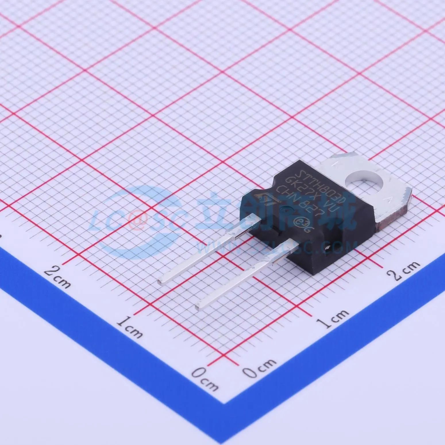 STTH803D ITO-220AC 通用二极管 ST(意法半导体)全新原装 电子元