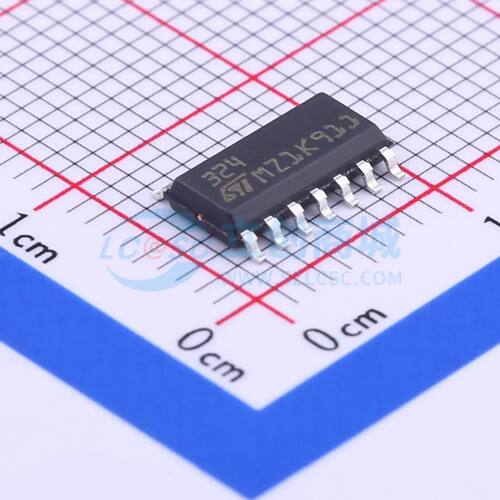 LM324DT SOIC-14 运算放大器 ST(意法半导体)全新原装 电子元件配