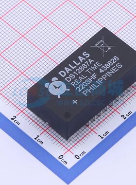DS12887A+ EDIP-24 实时时钟(RTC) 全新原装 电子元器件配单