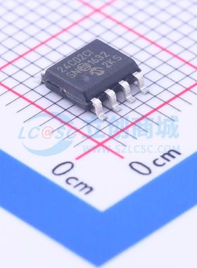 24C02C-I/SN SOIC-8 EEPROM 全新原装 电子元器件配单