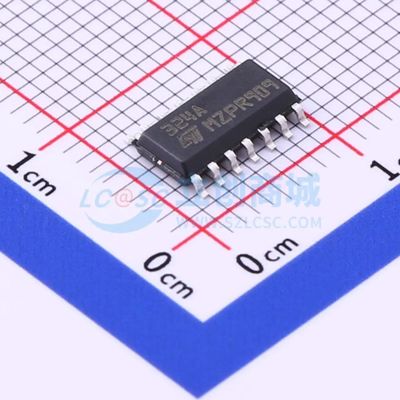 LM324ADT SOIC-14 运算放大器 ST(意法半导体)全新原装 电子元件